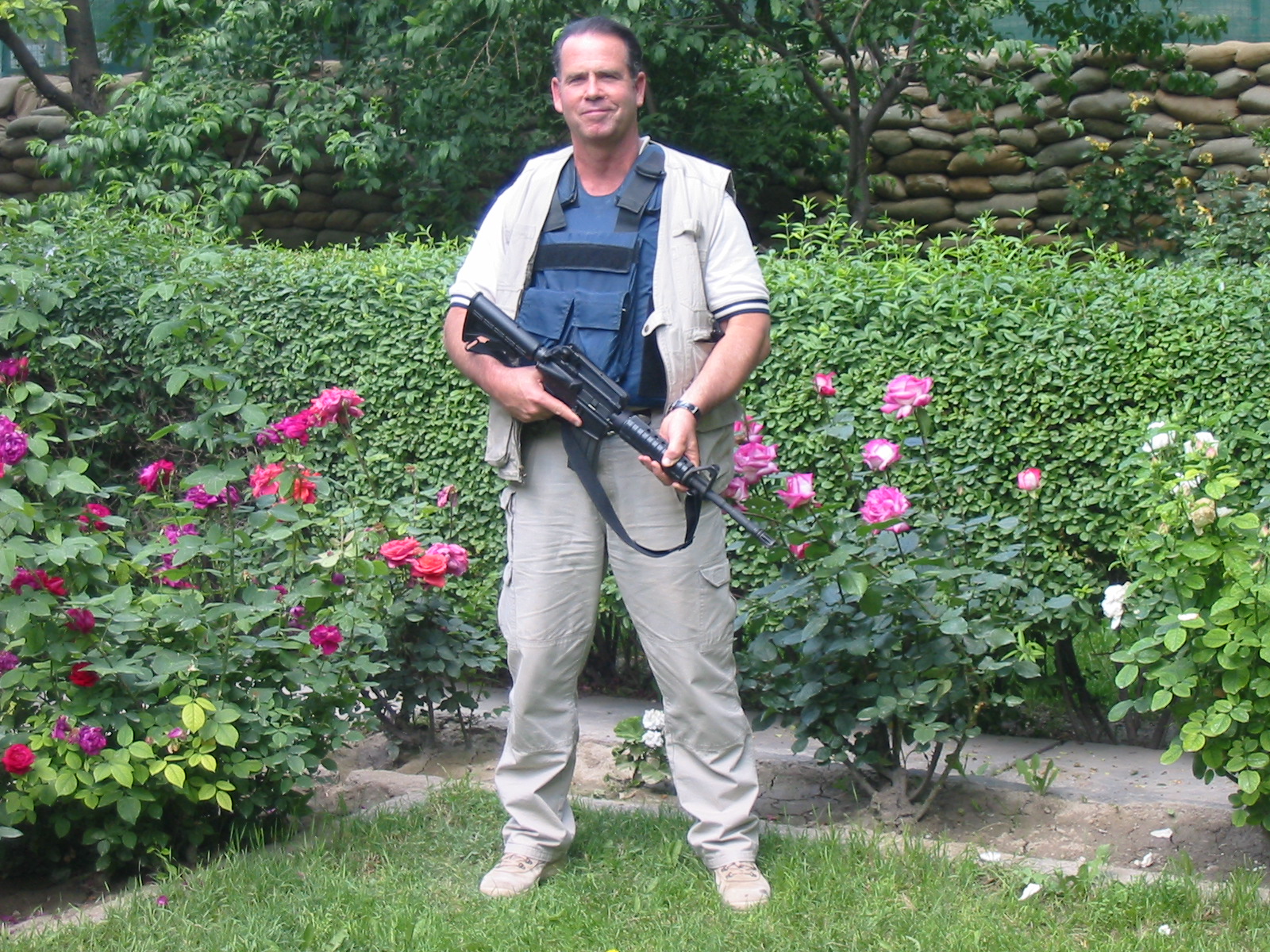 David Morris in the field